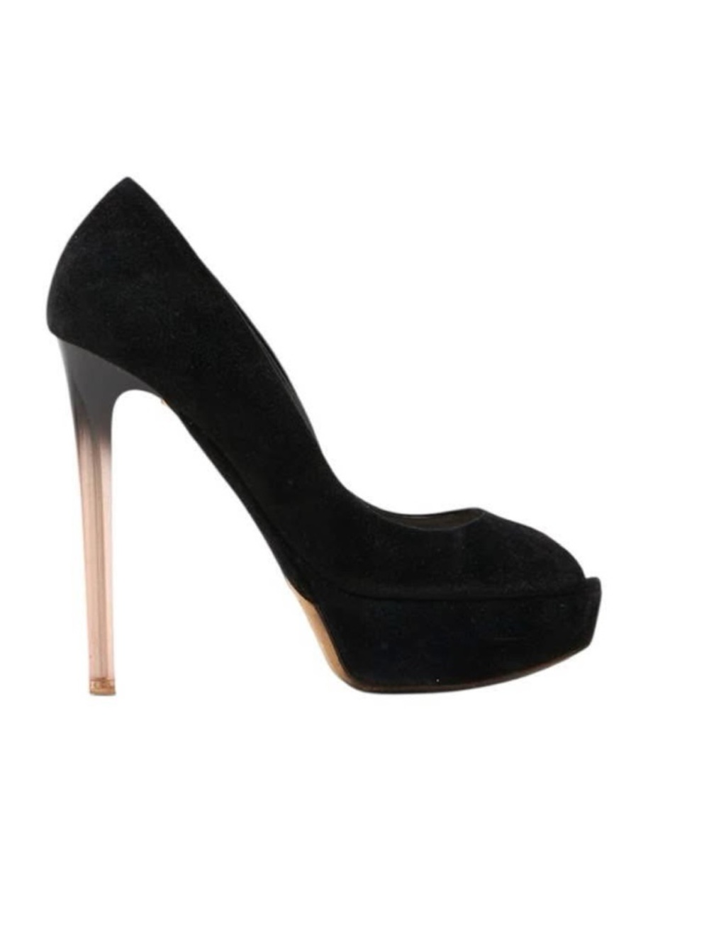 Dior Miss Dior Suede Peep-Toe Heels